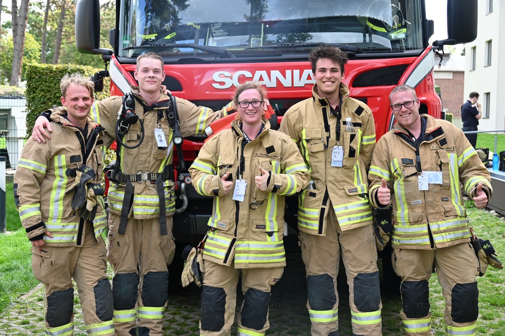 USAG Stuttgart, Host-Nation Fire Departments Honor Fallen First Responders