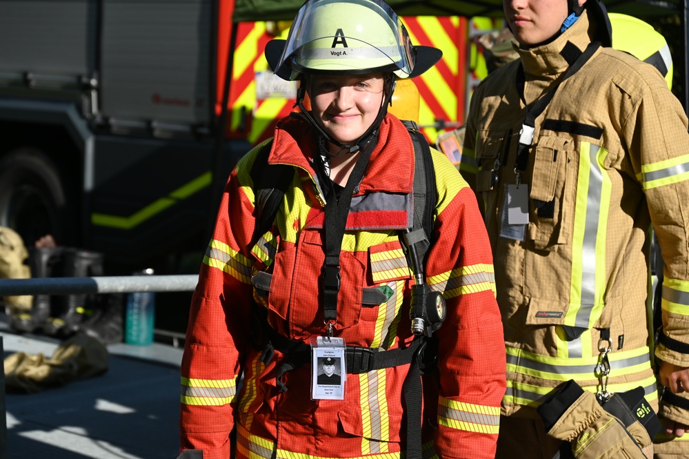 USAG Stuttgart, Host-Nation Fire Departments Honor Fallen First Responders