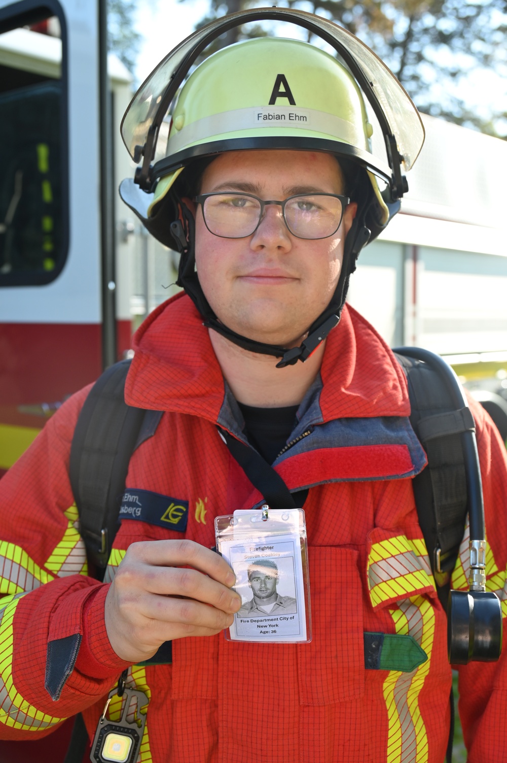 USAG Stuttgart, Host-Nation Fire Departments Honor Fallen First Responders