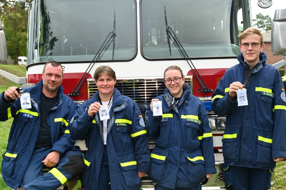 USAG Stuttgart, Host-Nation Fire Departments Honor Fallen First Responders