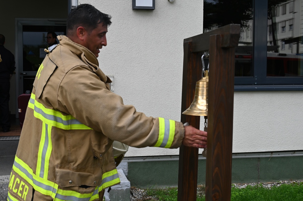 USAG Stuttgart, Host-Nation Fire Departments Honor Fallen First Responders