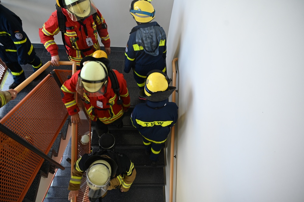 USAG Stuttgart, Host-Nation Fire Departments Honor Fallen First Responders