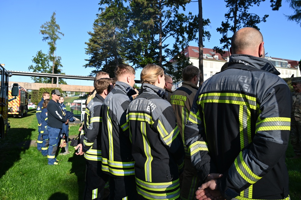 USAG Stuttgart, Host-Nation Fire Departments Honor Fallen First Responders