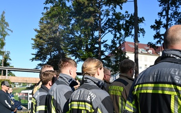 USAG Stuttgart, Host-Nation Fire Departments Honor Fallen First Responders