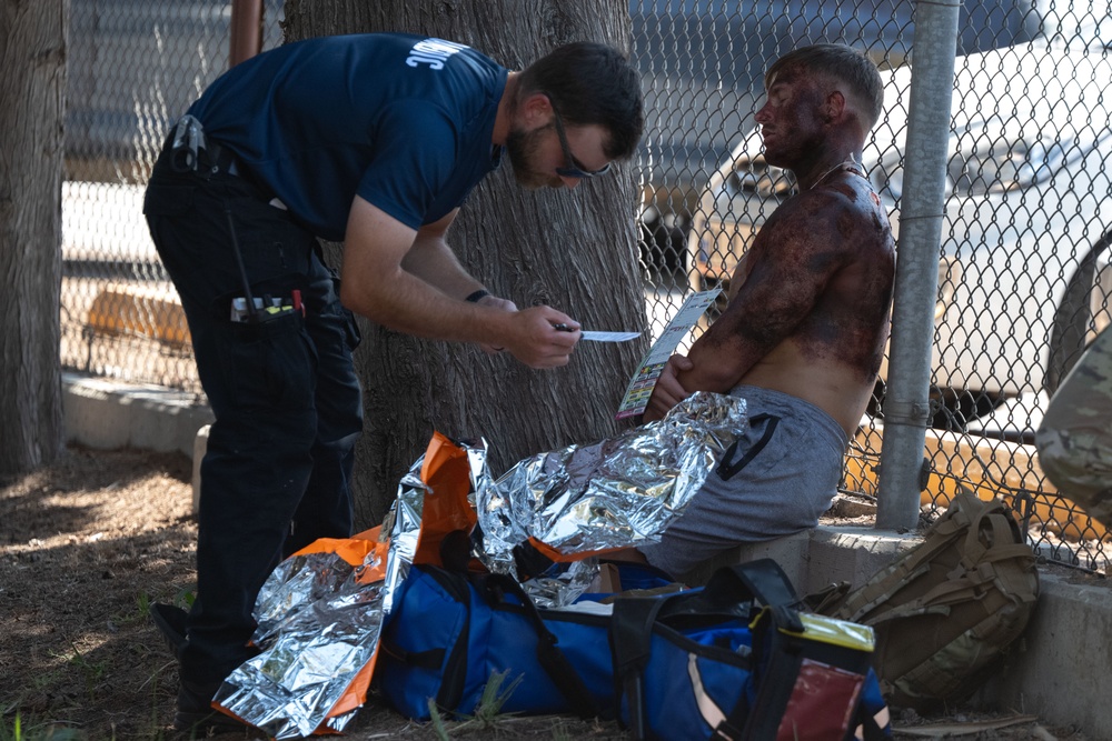Incirlik Airmen strengthen emergency response, during Titan Shield 25-09