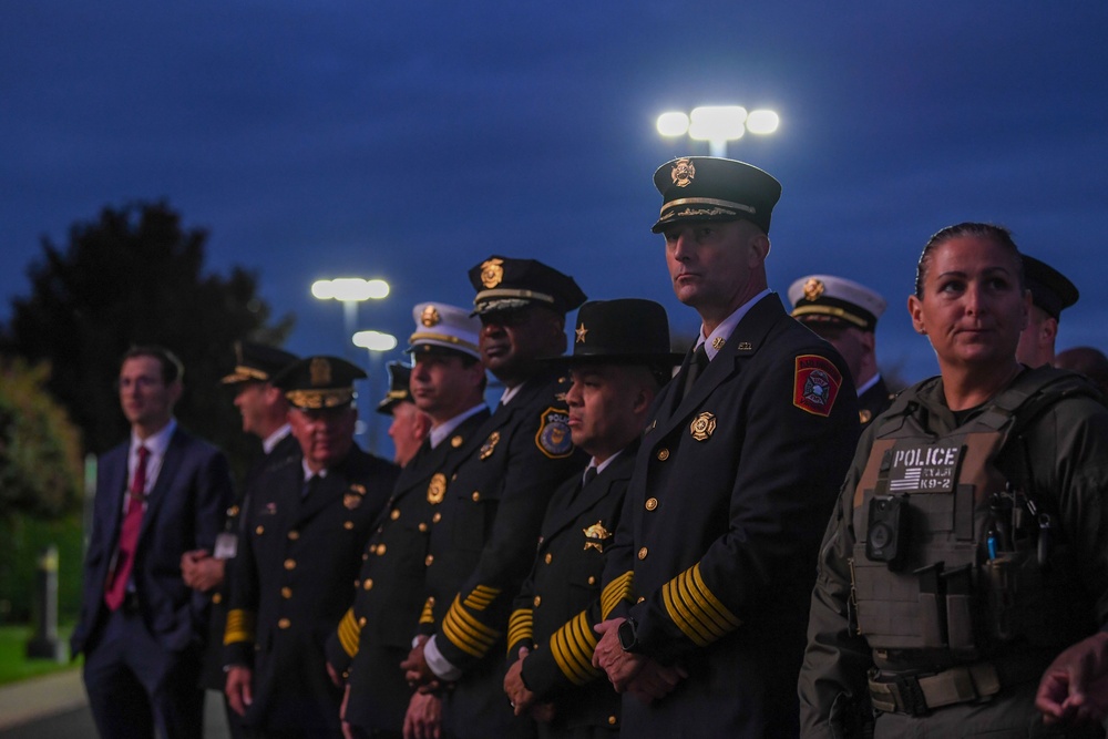 Pentagon Flag Unfurling on 24th Anniversary of 9/11