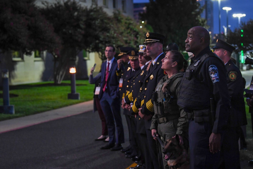 Pentagon Flag Unfurling on 24th Anniversary of 9/11