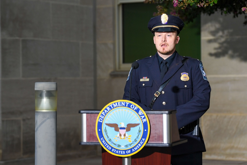 Pentagon Flag Unfurling on 24th Anniversary of 9/11