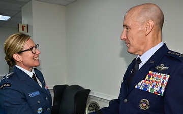CSAF Allvin meets Canadian Lt. Gen. Speiser-Blanchet