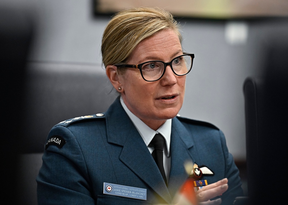 CSAF Allvin meets Canadian Lt. Gen. Speiser-Blanchet