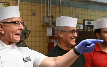 Celebrity Chef Robert Irvine visits NAS Sigonella