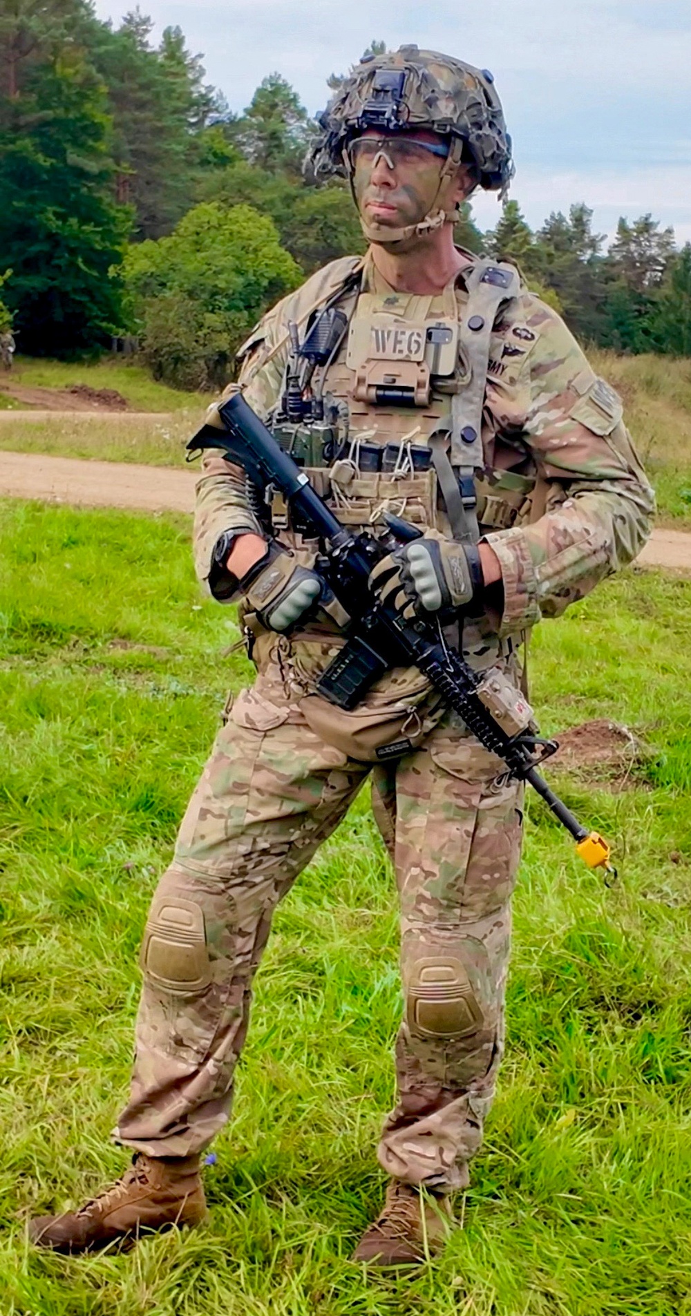 Ltc. Col. Ryan David, the commander of 1st Squadron, 2nd Cavalry Regiment