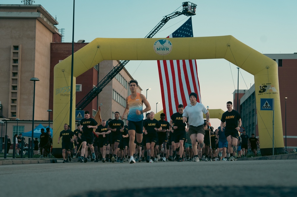 Vicenza Military Community gathers for 9/11 solidarity run