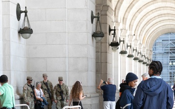 West Virginia National Guard Patrol at Union Station