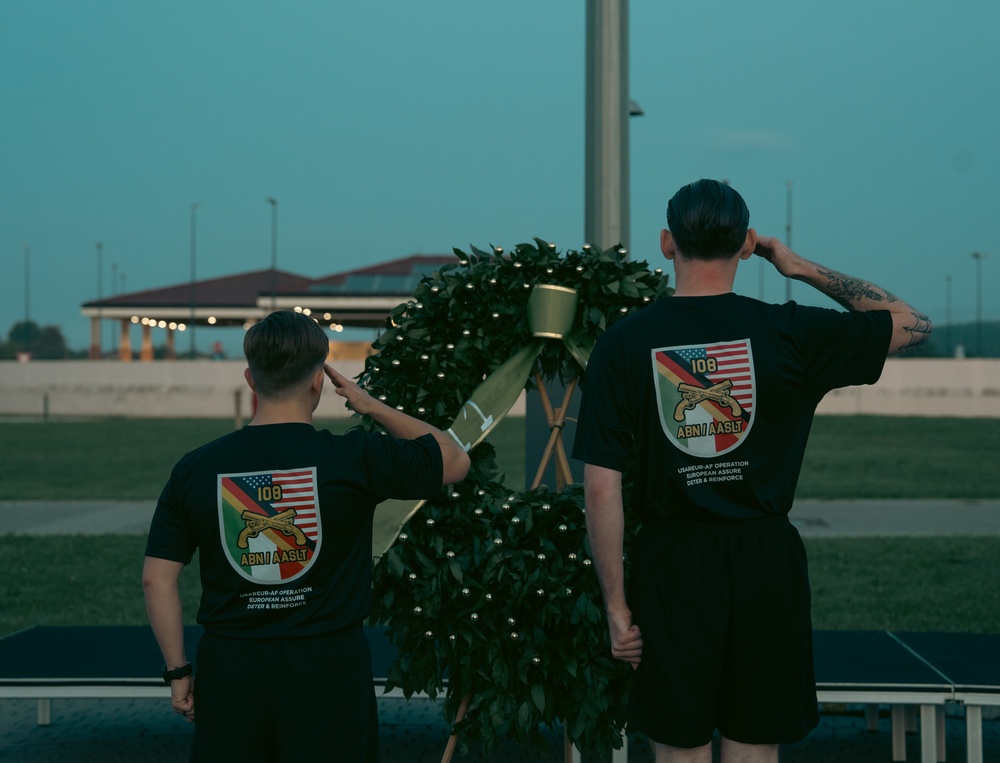 Vicenza Military Community gathers for 9/11 solidarity run