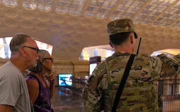 West Virginia National Guard Patrol at Union Station