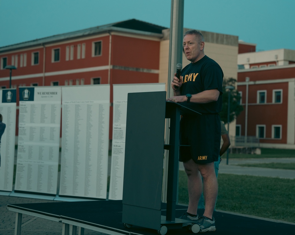 Vicenza Military Community gathers for 9/11 solidarity run