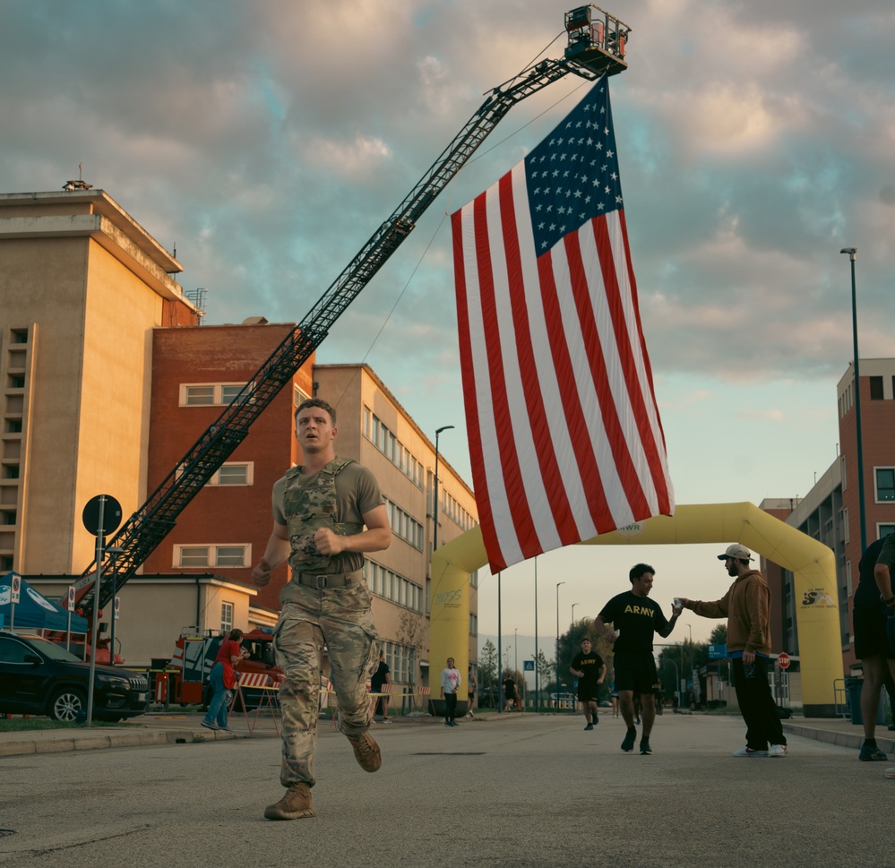 Vicenza Military Community gathers for 9/11 solidarity run