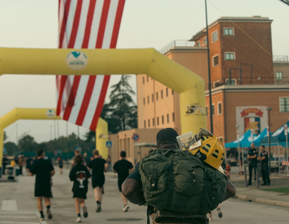 Vicenza Military Community gathers for 9/11 solidarity run