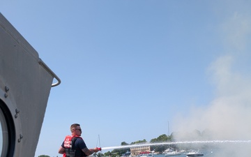 Coast Guard responds to 2 vessel fires on Lake Erie