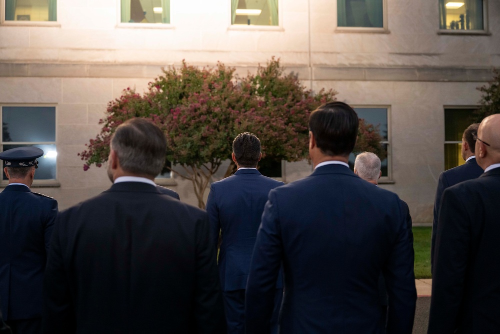 SW Attends 9/11 Flag Unfurling