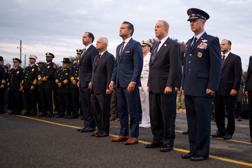 SW Attends 9/11 Flag Unfurling