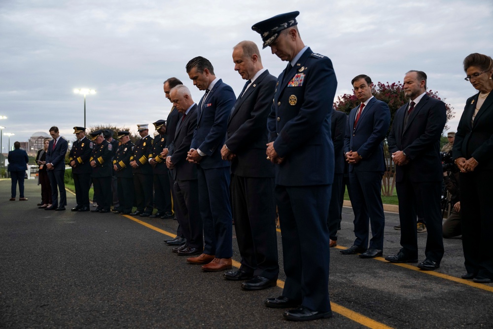 SW Attends 9/11 Flag Unfurling