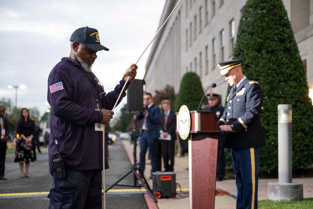 SW Attends 9/11 Flag Unfurling