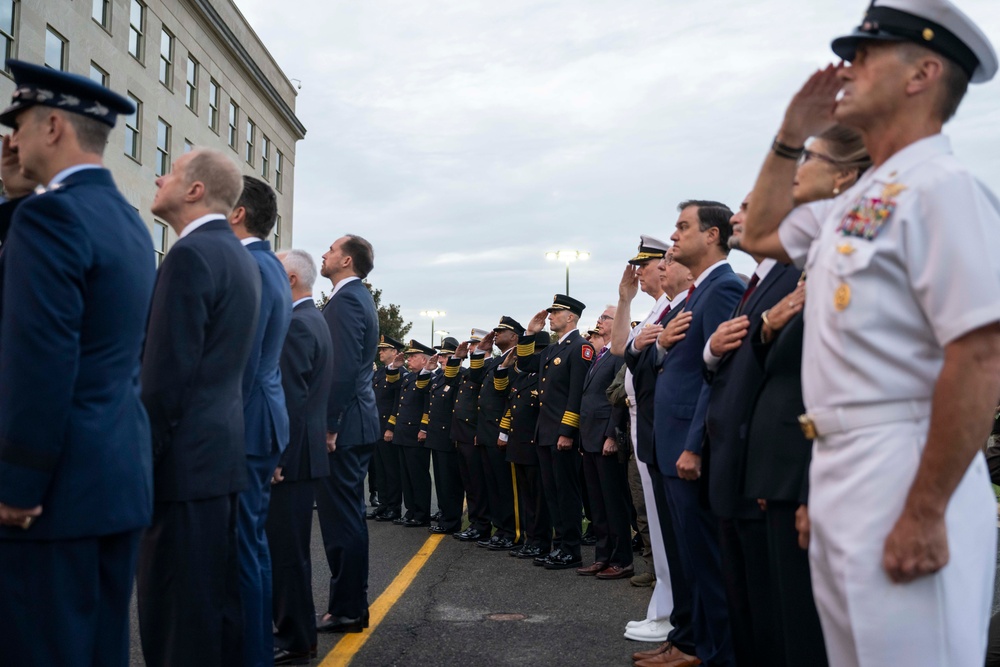 SW Attends 9/11 Flag Unfurling