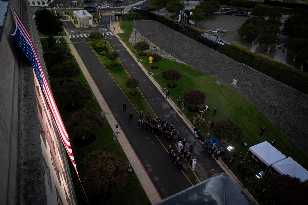 SW Attends 9/11 Flag Unfurling