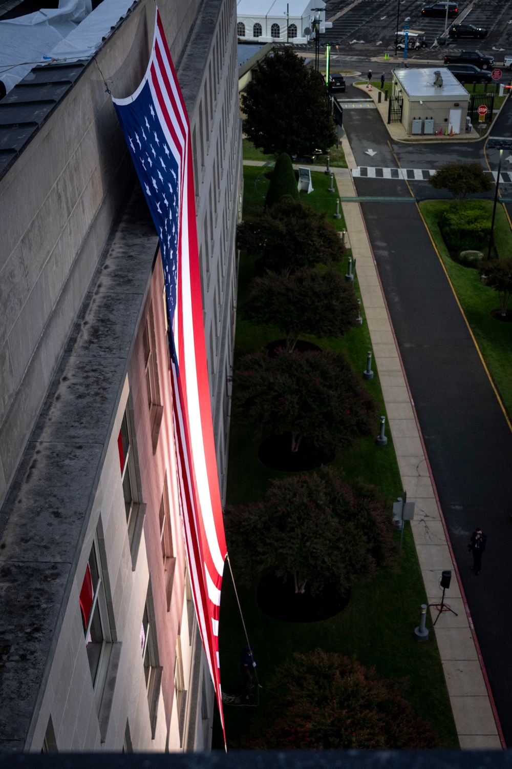 SW Attends 9/11 Flag Unfurling
