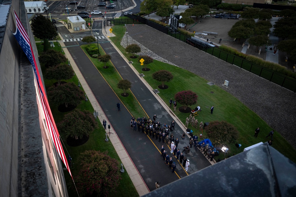 SW Attends 9/11 Flag Unfurling