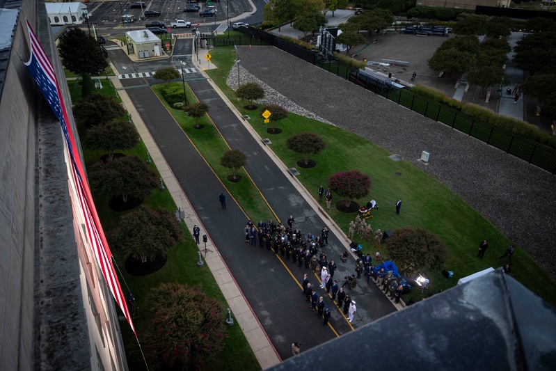 SW Attends 9/11 Flag Unfurling
