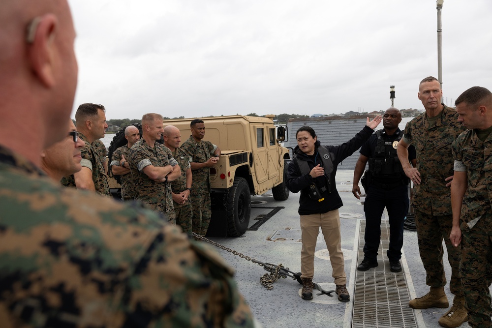 Blount Island anchors readiness talks as Marine leaders set priorities