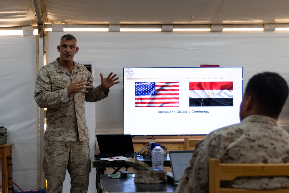 BRIGHT STAR 25's Command Post Exercise Closeout After Action Review