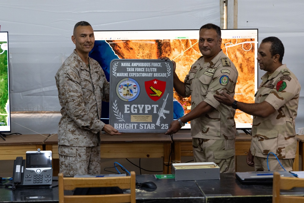Exercise BRIGHT STAR 25’s Command Post Exercise Award Ceremony