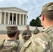 U.S. Soldiers with the 4th Battalion, 118th Infantry Regiment, South Carolina National Guard, attended the promotion of Sgt. William Aiken to Staff Sergeant at the Jefferson Memorial