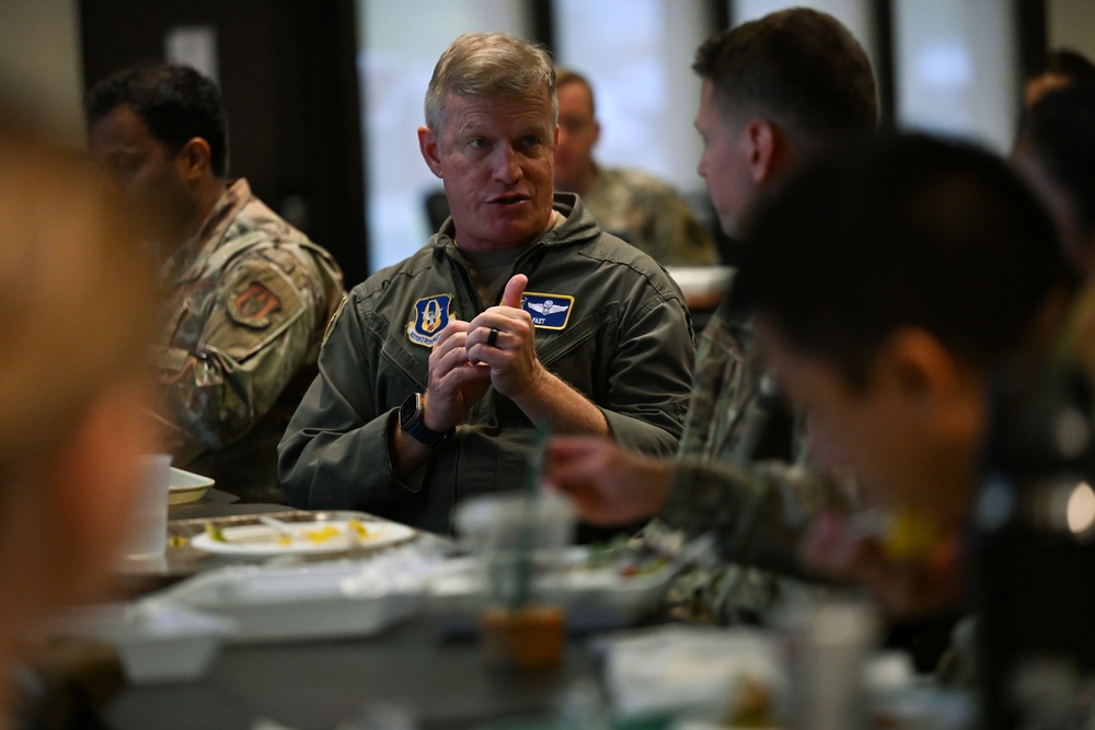 Maj. Gen. Fast, Chief Dennis visit Westover