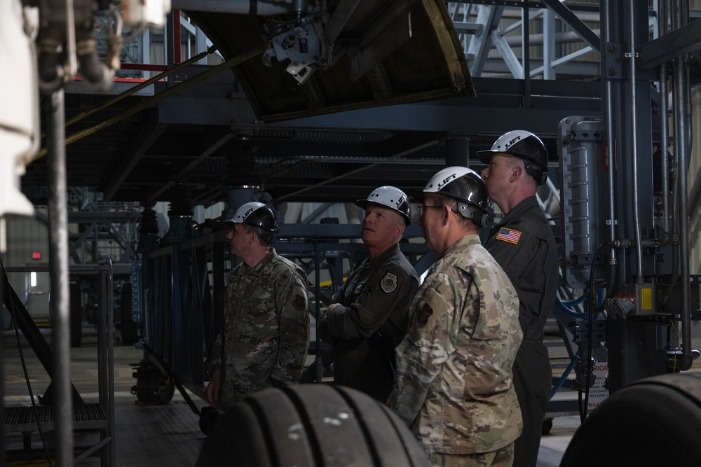 Maj. Gen. Fast, Chief Dennis visit Westover