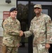 Maj. Gen. Fast, Chief Dennis visit Westover