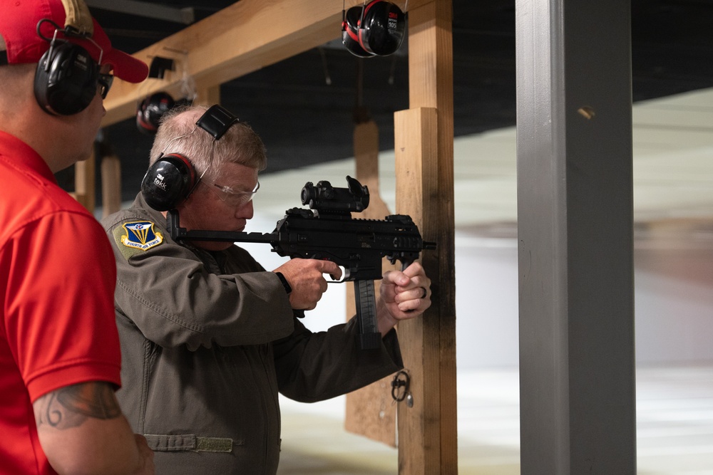Maj. Gen. Fast, Chief Dennis visit Westover