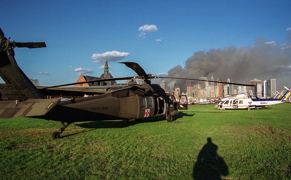NJ Army Guard responds to terrorist attacks in New York City