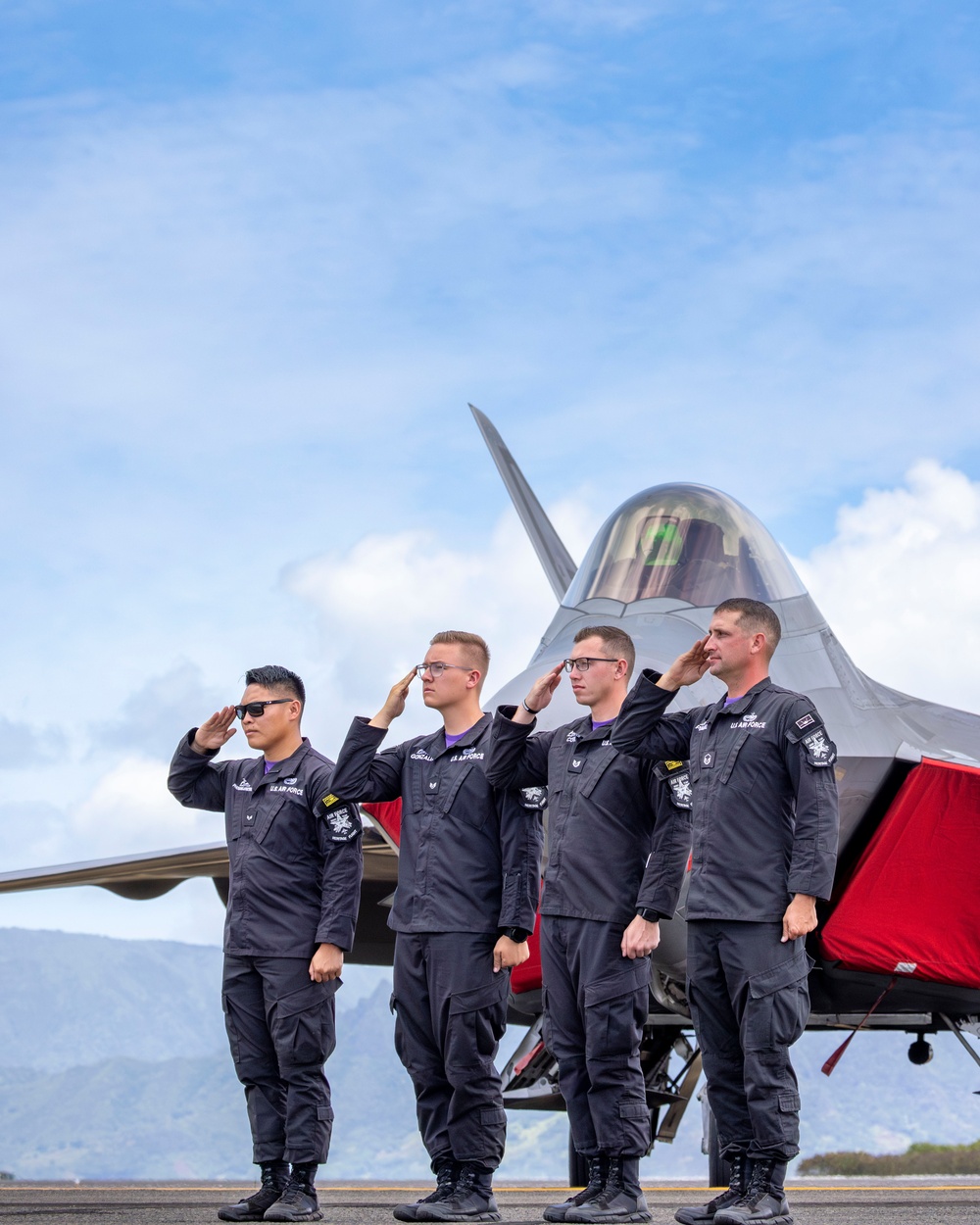 Precision and Power on Display: F-22 Raptor and USSOCOM Para-Commandos at Kaneohe Bay