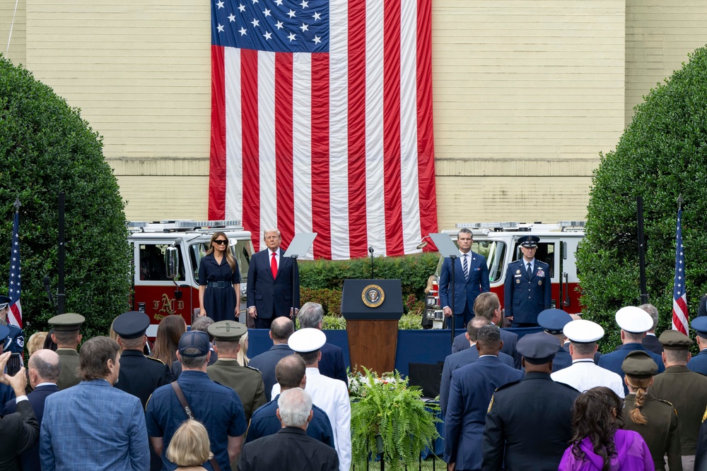 POTUS Attends 24th 9/11 Pentagon Observance Ceremony