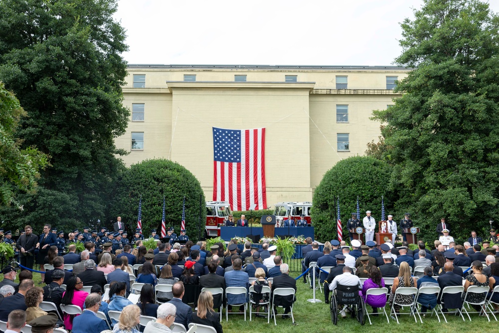 POTUS Attends 24th 9/11 Pentagon Observance Ceremony