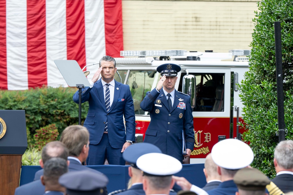 POTUS Attends 24th 9/11 Pentagon Observance Ceremony