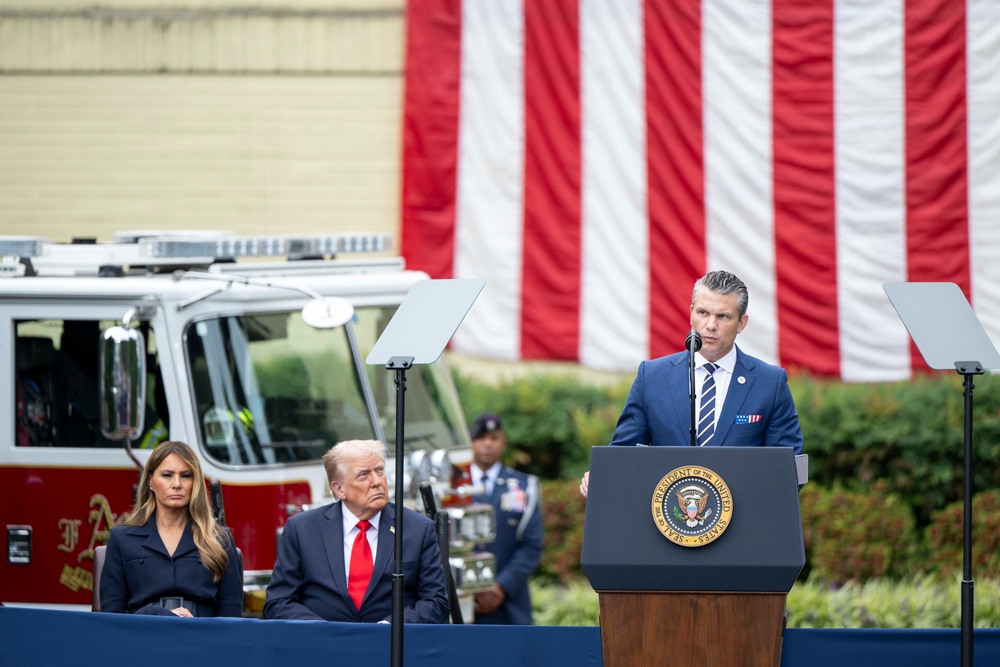 POTUS Attends 24th 9/11 Pentagon Observance Ceremony