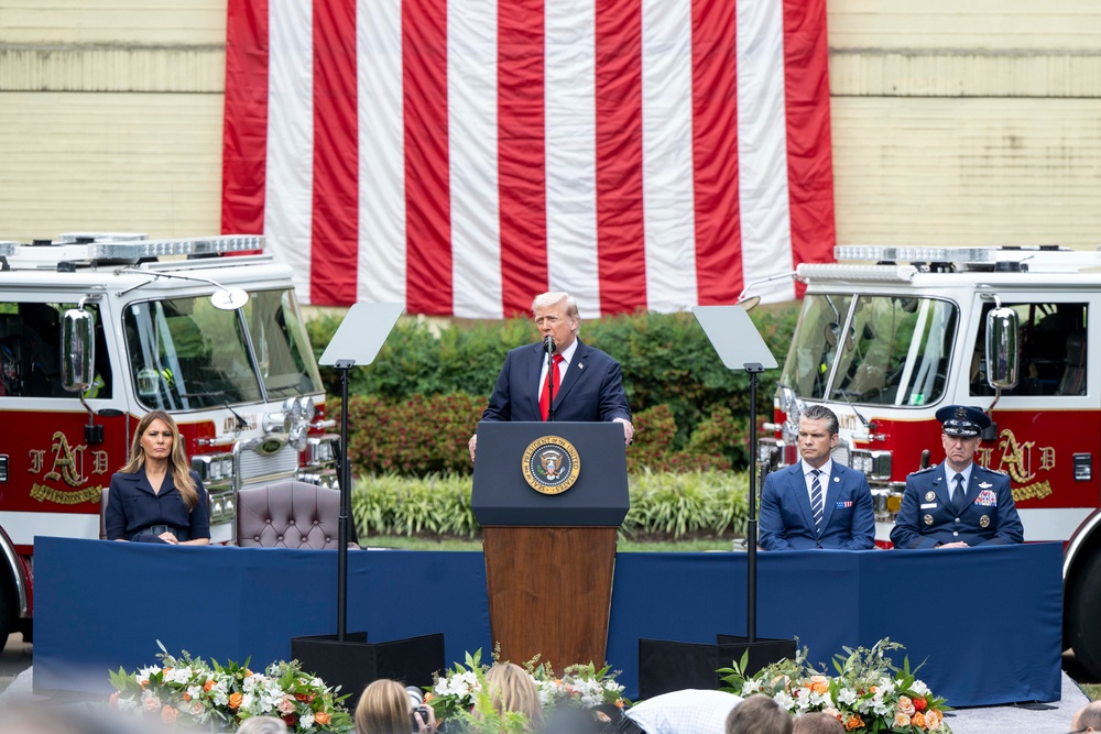 POTUS Attends 24th 9/11 Pentagon Observance Ceremony