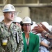 Rear Adm. Casey Moton, Program Executive Officer, Aircraft Carriers, Visits PCU John F. Kennedy