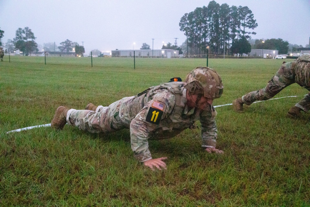 OC/Ts Compete in Physical Fitness